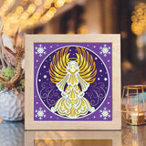 Angel 4 – Paper Cut Light Box File - Cricut File - 20x20cm - LightBoxGoodMan - LightboxGoodman