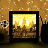 Angkor Wat - Paper Cutting Light Box - LightBoxGoodman - LightboxGoodman