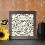 Aquarius - 12 Zodiac - Paper Cutting Light Box - LightBoxGoodman - LightboxGoodman