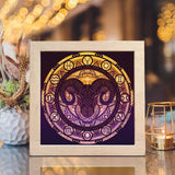 Aries Mandala – Paper Cut Light Box File - Cricut File - 20x20cm - LightBoxGoodMan - LightboxGoodman