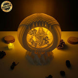 Assumpsion of Mary - 3D Pop-up Light Box Globe File - Cricut File - LightBoxGoodMan - LightboxGoodman