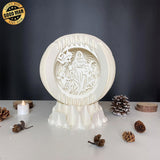 Assumpsion of Mary - 3D Pop-up Light Box Globe File - Cricut File - LightBoxGoodMan - LightboxGoodman