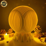 Assumpsion of Mary - 3D Pop-up Light Box Globe File - Cricut File - LightBoxGoodMan - LightboxGoodman