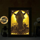 Assumption of Mary – Paper Cut Light Box File - Cricut File - 8x10 inches - LightBoxGoodMan - LightboxGoodman