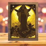 Assumption of Mary - Paper Cutting Light Box - LightBoxGoodman - LightboxGoodman