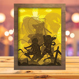 Attack On Titan 2 - Paper Cutting Light Box - LightBoxGoodman - LightboxGoodman