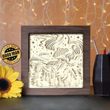 Aurora Borealis - Paper Cutting Light Box - LightBoxGoodman - LightboxGoodman