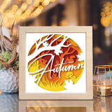 Autumn 2 – Paper Cut Light Box File - Cricut File - 8x8