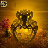 Autumn Festival - 3D Pop-up Light Box Vase File - Cricut File - LightBoxGoodMan - LightboxGoodman