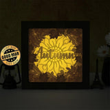 Autumn – Paper Cut Light Box File - Cricut File - 20x20cm - LightBoxGoodMan - LightboxGoodman