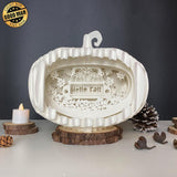 Autumn Truck - 3D Pop-up Light Box Pumpkin File - Cricut File - LightBoxGoodMan - LightboxGoodman