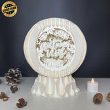 Autumn Vibes - 3D Pop-up Light Box Globe File - Cricut File - LightBoxGoodMan - LightboxGoodman