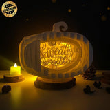 Autumn Weather - 3D Pop-up Light Box Pumpkin File - Cricut File - LightBoxGoodMan - LightboxGoodman