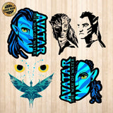 Avatar - Cricut File - Svg, Png, Dxf, Eps - LightBoxGoodMan - LightboxGoodman