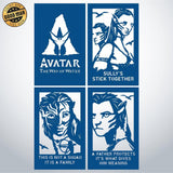 Avatar II - Paper Cut Lantern File - Cricut File - 10x16cm - LightBoxGoodMan - LightboxGoodman