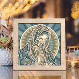 Ave Maria 3 – Paper Cut Light Box File - Cricut File - 8x8 inches - LightBoxGoodMan - LightboxGoodman