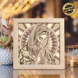 Ave Maria 3 – Paper Cut Light Box File - Cricut File - 8x8 inches - LightBoxGoodMan - LightboxGoodman