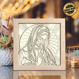 Ave Maria 3 – Paper Cut Light Box File - Cricut File - 8x8 inches - LightBoxGoodMan - LightboxGoodman