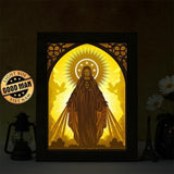 Ave Maria – Paper Cut Light Box File - Cricut File - 8x10 inches - LightBoxGoodMan - LightboxGoodman