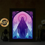 Ave Maria – Paper Cut Light Box File - Cricut File - 8x10 inches - LightBoxGoodMan - LightboxGoodman