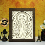 Ave Maria – Paper Cut Light Box File - Cricut File - 8x10 inches - LightBoxGoodMan - LightboxGoodman