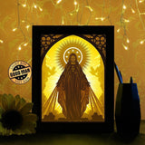 Ave Maria - Paper Cutting Light Box - LightBoxGoodman - LightboxGoodman