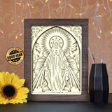 Ave Maria - Paper Cutting Light Box - LightBoxGoodman - LightboxGoodman