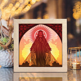 Ave Maria Square – Paper Cut Light Box File - Cricut File - 8x8 inches - LightBoxGoodMan