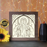 Ave Maria Square - Paper Cutting Light Box - LightBoxGoodman - LightboxGoodman