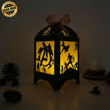 Avenger - Paper Cut Lantern File - Cricut File - 10,5x20,6cm - LightBoxGoodMan - LightboxGoodman