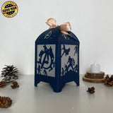 Avenger - Paper Cut Lantern File - Cricut File - 10,5x20,6cm - LightBoxGoodMan - LightboxGoodman