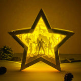 Avenger - Paper Cut Star Light Box File - Cricut File - 20x21cm - LightBoxGoodMan - LightboxGoodman