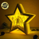 Avenger - Paper Cut Star Light Box File - Cricut File - 20x21cm - LightBoxGoodMan - LightboxGoodman