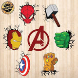 Avengers - Cricut File - Svg, Png, Dxf, Eps - LightBoxGoodMan - LightboxGoodman