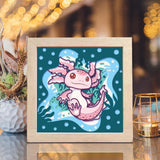 Axolotl – Paper Cut Light Box File - Cricut File - 8x8 inches - LightBoxGoodMan - LightboxGoodman