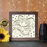 Axolotl - Paper Cutting Light Box - LightBoxGoodman - LightboxGoodman