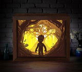 Baby Groot 1 - Paper Cut Light Box File - Cricut File - 8x10 inches - LightBoxGoodMan - LightboxGoodman