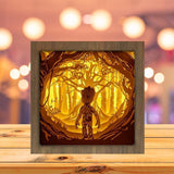 Baby Groot 1 Square - Paper Cutting Light Box - LightBoxGoodman - LightboxGoodman