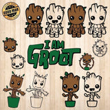 Baby Groot - Cricut File - Svg, Png, Dxf, Eps - LightBoxGoodMan - LightboxGoodman