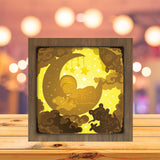 Baby On The Moon - Paper Cutting Light Box - LightBoxGoodman - LightboxGoodman