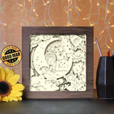 Baby On The Moon - Paper Cutting Light Box - LightBoxGoodman - LightboxGoodman