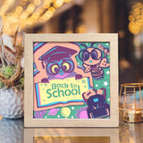 Back To School 2 – Paper Cut Light Box File - Cricut File - 20x20cm - LightBoxGoodMan - LightboxGoodman