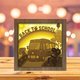 Back To School 3 - Paper Cutting Light Box - LightBoxGoodman - LightboxGoodman