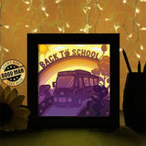 Back To School 3 - Paper Cutting Light Box - LightBoxGoodman - LightboxGoodman