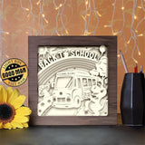 Back To School 3 - Paper Cutting Light Box - LightBoxGoodman - LightboxGoodman