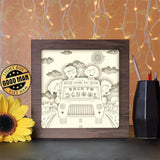 Back To School 4 - Paper Cutting Light Box - LightBoxGoodman - LightboxGoodman