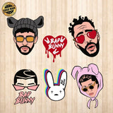 Bad Bunny - Cricut File - Svg, Png, Dxf, Eps - LightBoxGoodMan - LightboxGoodman