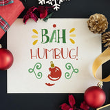 Bah Humbug - Cricut File - Svg, Png, Dxf, Eps - LightBoxGoodMan - LightboxGoodman