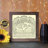 Ballet 1 Square - Paper Cutting Light Box - LightBoxGoodman - LightboxGoodman