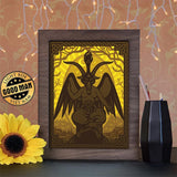 Baphomet - Paper Cutting Light Box - LightBoxGoodman - LightboxGoodman